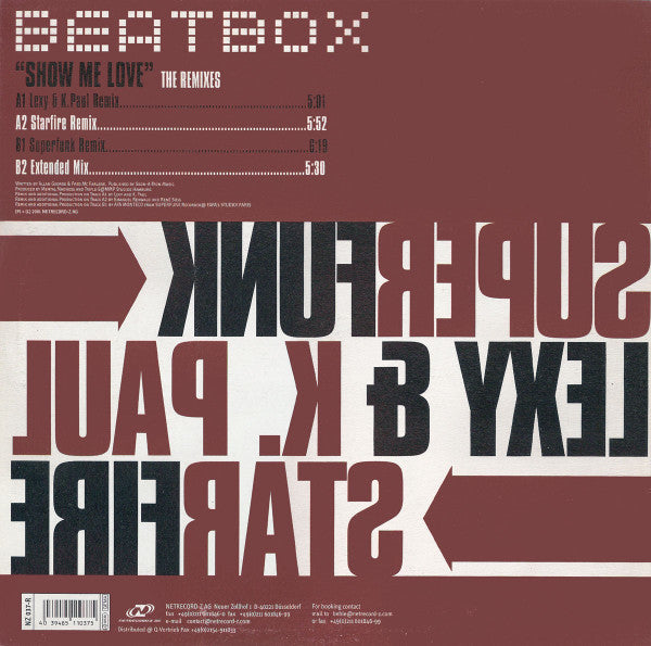 Beatbox : Show Me Love (The Remixes) (12")