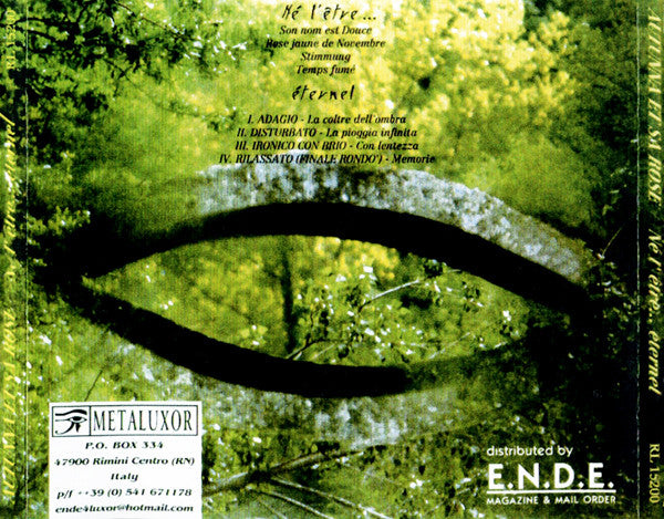 Autunna Et Sa Rose : Né L'Être... Eternel (CD, Album)