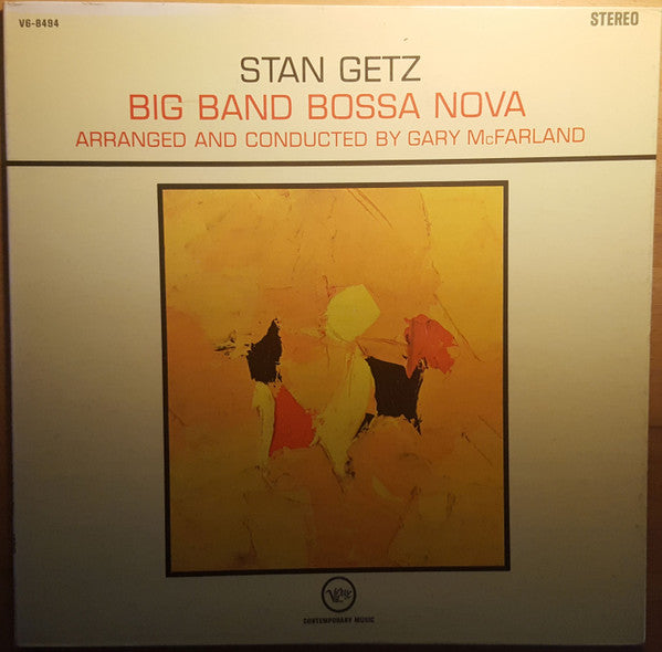 Stan Getz : Big Band Bossa Nova (LP, Album, Wad)