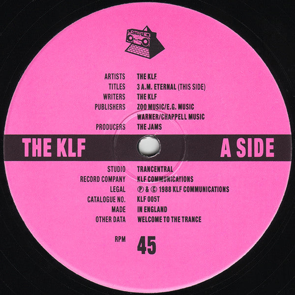 The KLF : 3 A.M. Eternal (Pure Trance 2) (12")