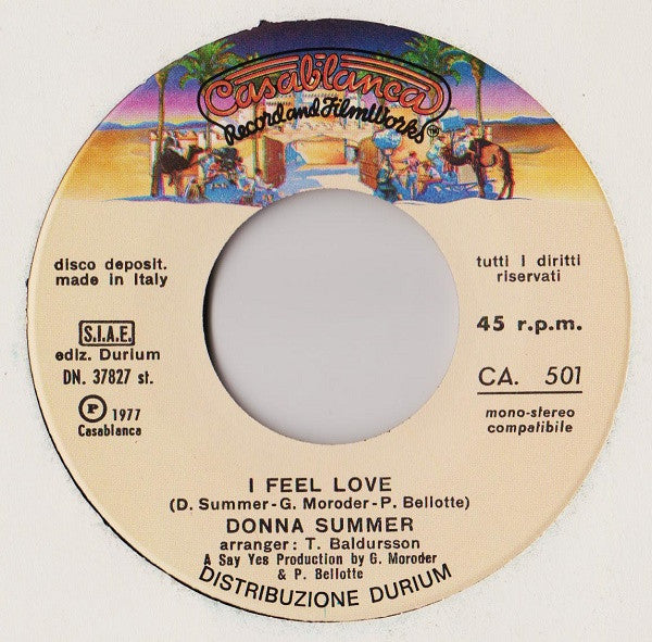 Donna Summer : I Feel Love  (7", Single)