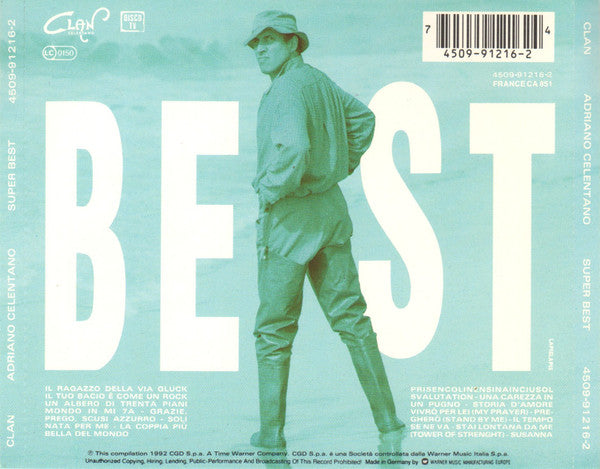 Adriano Celentano : Super Best (CD, Comp)