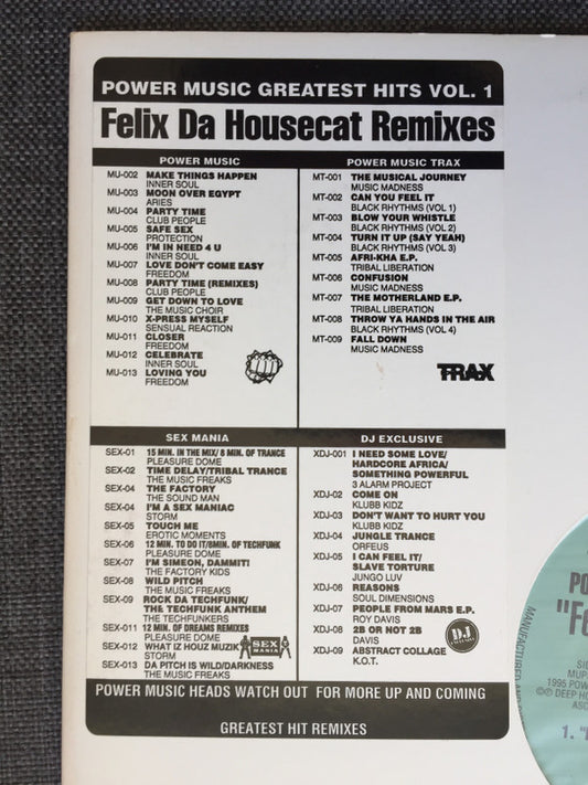 Storm Bryant / The Music Choir / Freedom : I'm A Sex Maniac / Get Down To Love / Love Don't Come Easy (Felix Da Housecat Remixes) (12", Comp, Ltd, Promo, Lig)