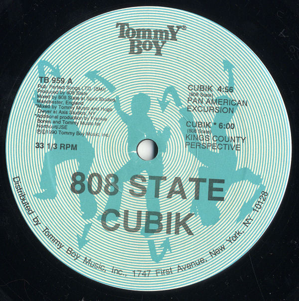 808 State : Cubik (12", Pic)