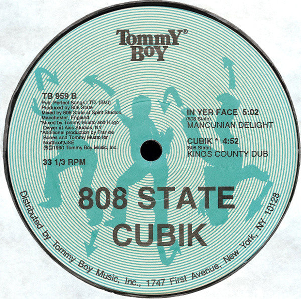 808 State : Cubik (12", Pic)