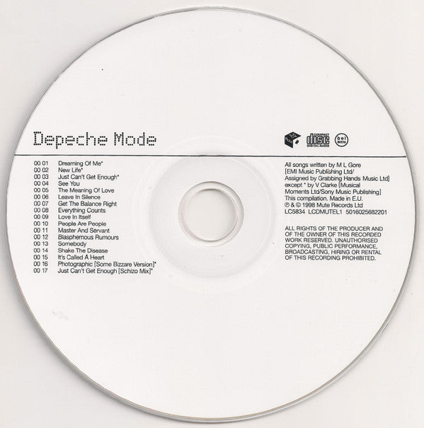 Depeche Mode : The Singles 81 > 85 (CD, Comp, RE, RM)