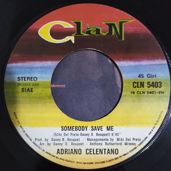 Adriano Celentano : When Love... (7", Single)