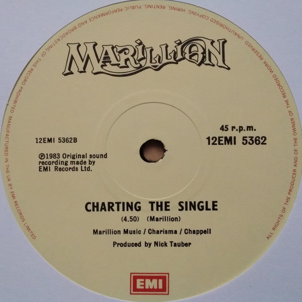 Marillion : He Knows You Know c/w Charting The Single (12", Single, Cre)