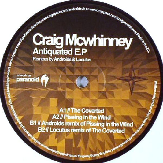 Craig Mcwhinney : Antiquated E.P (12", EP)