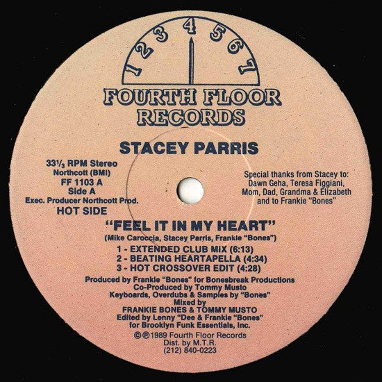 Stacey Parris : Feel It In My Heart (12")