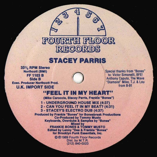 Stacey Parris : Feel It In My Heart (12")