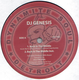 DJ Genesis : Back In The Middle (12")