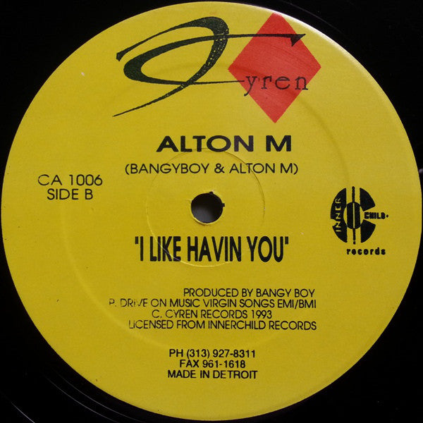 Alton Miller : I Like Havin' You (12")