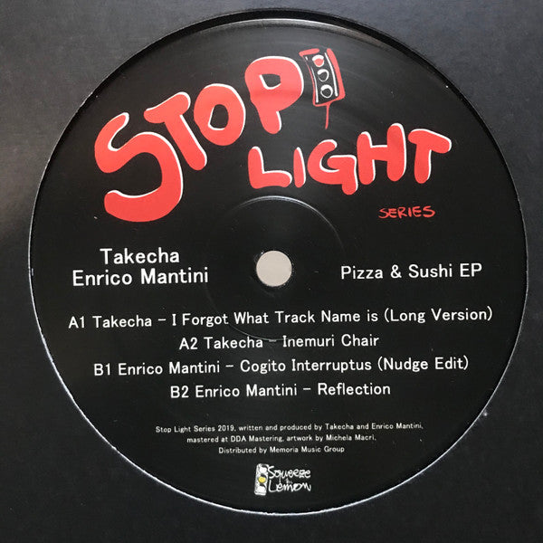 Takecha, Enrico Mantini : Pizza & Sushi EP (12", EP)