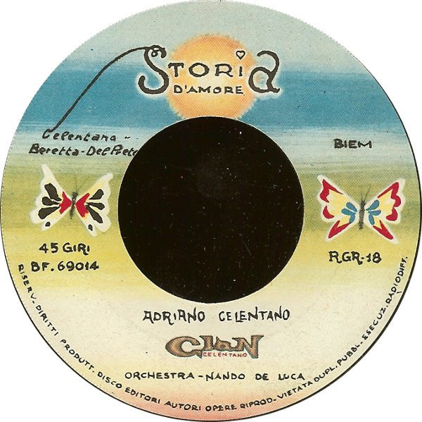 Adriano Celentano : Storia D'Amore (7", Single)