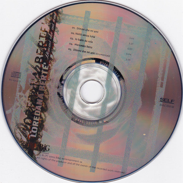 Loredana Berte'* : Dimmi Che Mi Ami (CD, EP)