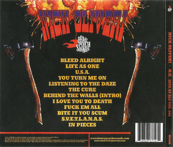 Nick Oliveri : N​.​O. Hits At All Vol.666 (CD, Comp)