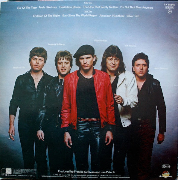 Survivor : Eye Of The Tiger (LP, Album, CX )