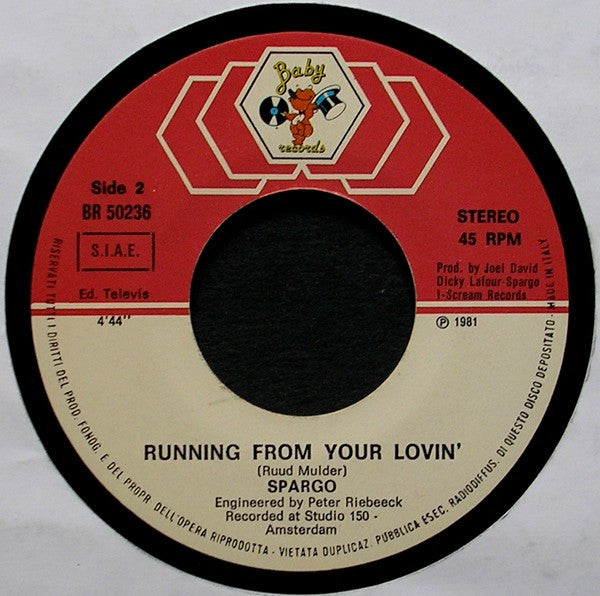 Spargo : One Night Affair (7", Single)