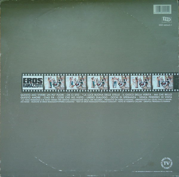 Eros Ramazzotti : In Certi Momenti (LP, Album)