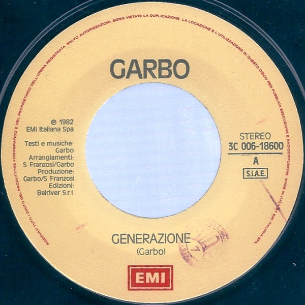 Garbo (3) : Generazione (7")