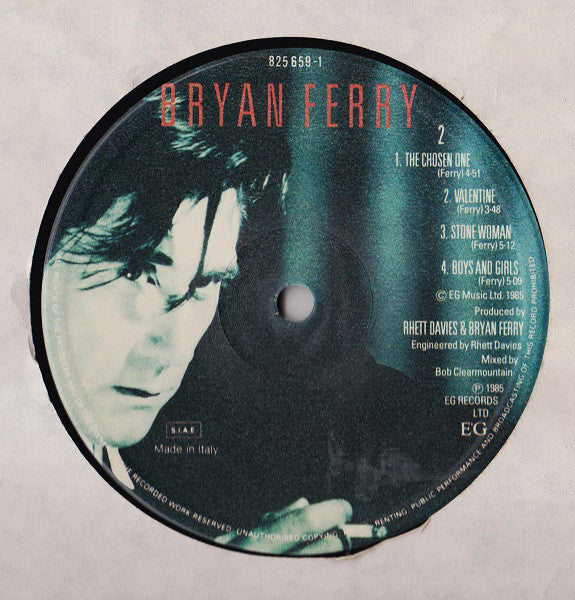 Bryan Ferry : Boys And Girls (LP, Album)