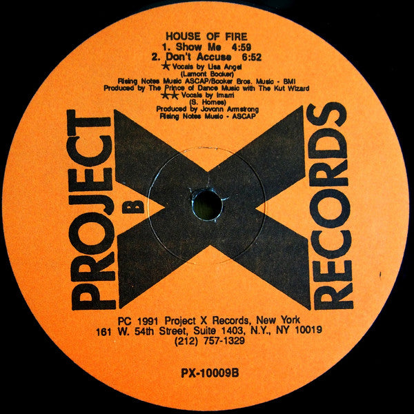 Various : House Of Fire  (12")