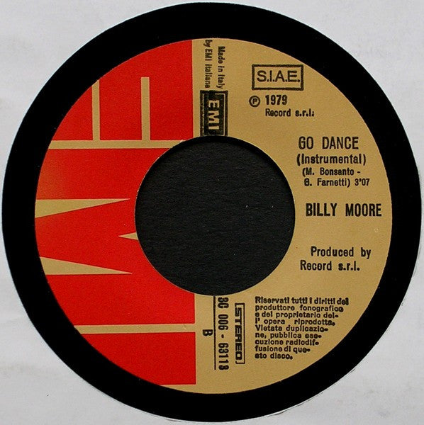 Billy Moore : Go Dance (7")