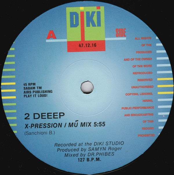 2 Deeep : X-pression (12")