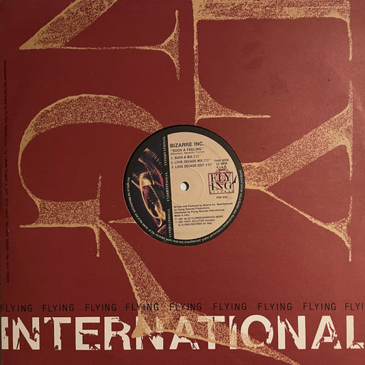 Bizarre Inc : Such A Feeling / Raise Me (12")