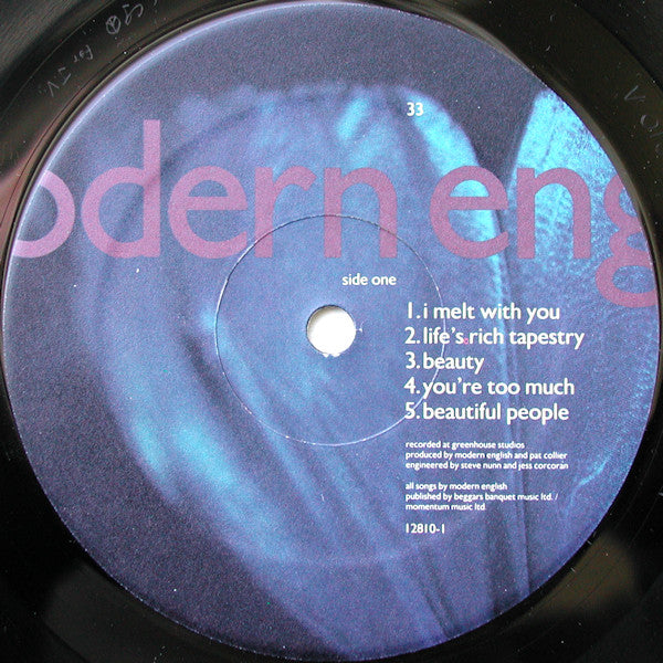 Modern English : Pillow Lips (LP, Album)