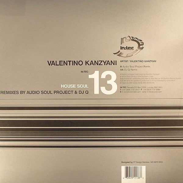 Valentino Kanzyani : House Soul (Remixes) (12")