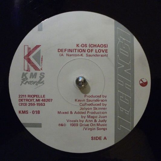 Kaos / R-Tyme : Definition Of Love / Illusion (12")