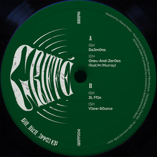 Ish (25) : K1ll_R1cH_3rr03 EP (12", EP)