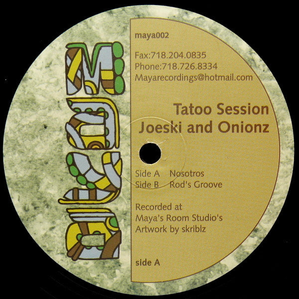 Joeski And Onionz : Tatoo Session (12")