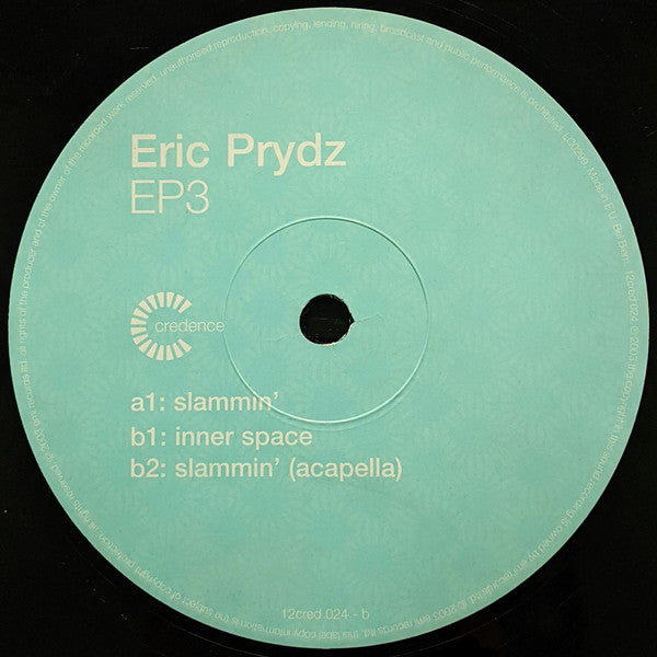 Eric Prydz : EP3 (12", EP)