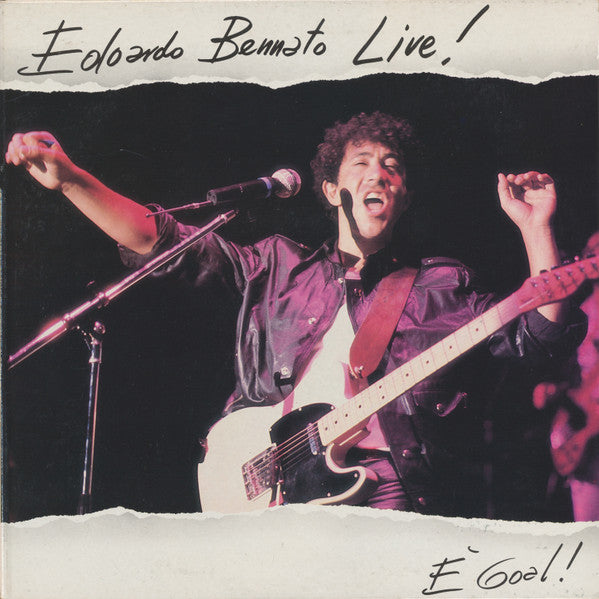 Edoardo Bennato : Edoardo Bennato Live ! - È Goal ! (LP, Album, Gat)