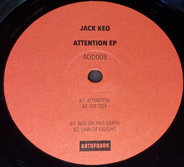 Jack Keo : Attention EP (12")