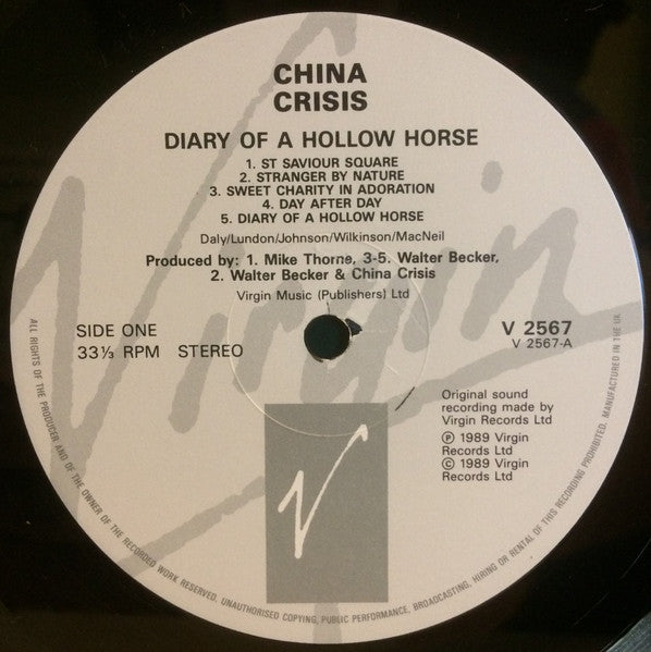 China Crisis : Diary Of A Hollow Horse (LP, Album, DMM)