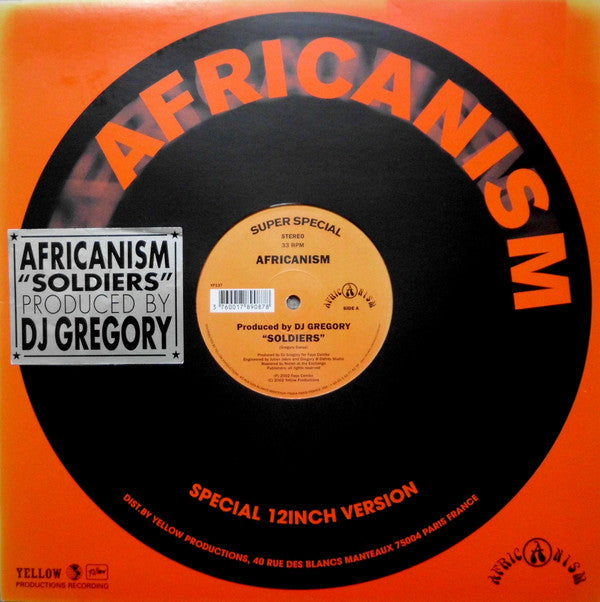 Africanism Produced By DJ Gregory : Soldiers (12")