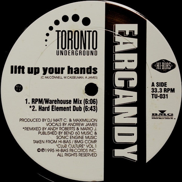 Earcandy : Lift Up Your Hands (12")