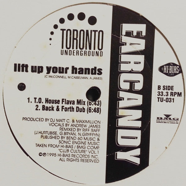 Earcandy : Lift Up Your Hands (12")