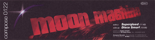 Moon Machine : Superglued / Disco Smurf (12", W/Lbl)