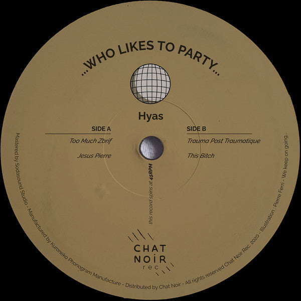 Hyas : ...Who Likes To Party (12", EP)
