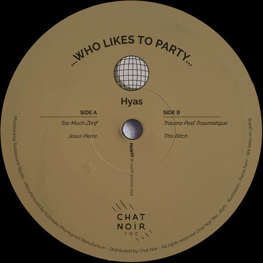 Hyas : ...Who Likes To Party (12", EP)