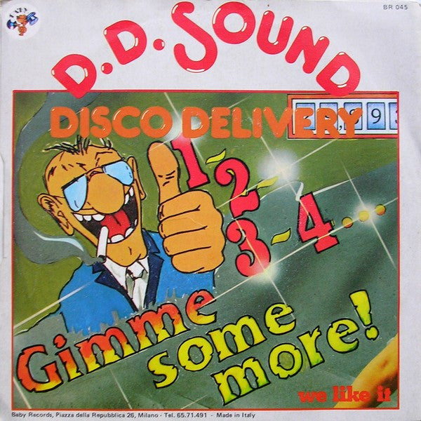 D.D. Sound : 1, 2, 3, 4... Gimme Some More! (7", Single)