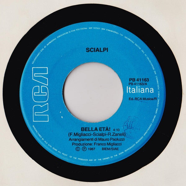 Scialpi : Bella Età (7", Single)