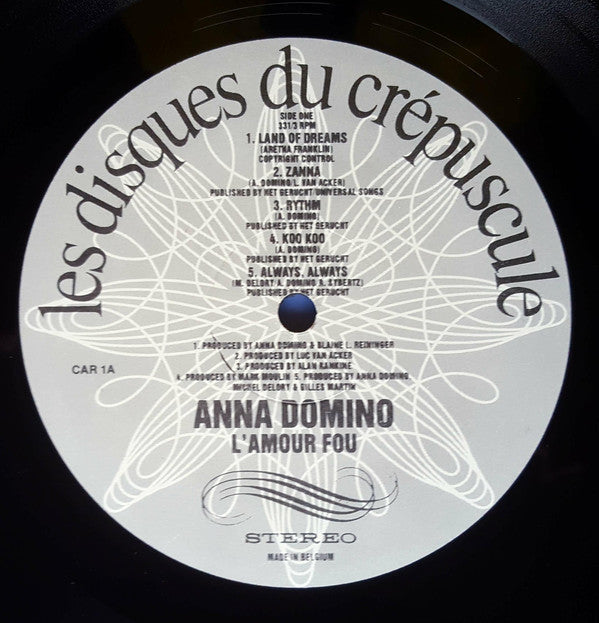 Anna Domino : L'Amour Fou (LP, Comp)