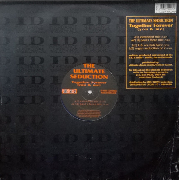 The Ultimate Seduction : Together Forever (You & Me) (12", Blu)