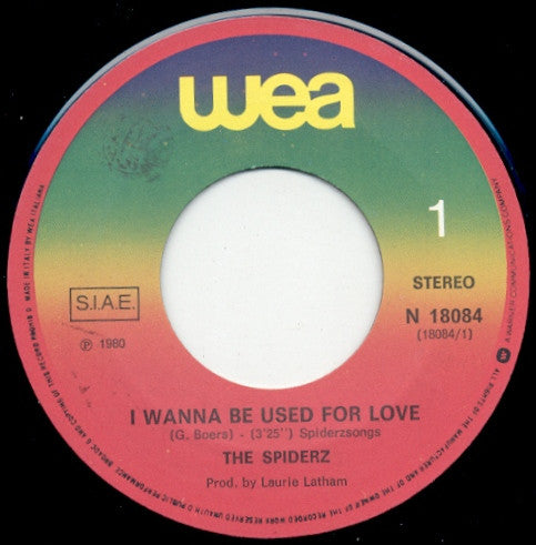 The Spiderz : I Wanna Be Used For Love (7")